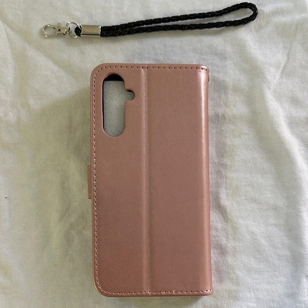 Owl Embossed Pink Samsung Galaxy A25 Wallet Case
